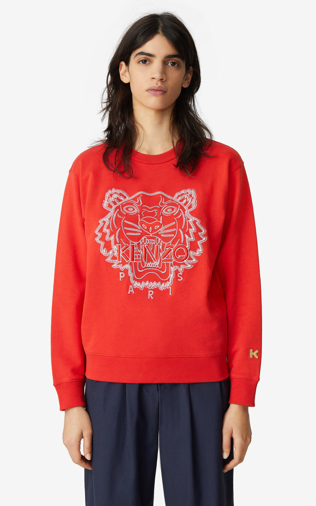 Kenzo Tiger Ženska Puloverji Rdeča SI-4929720